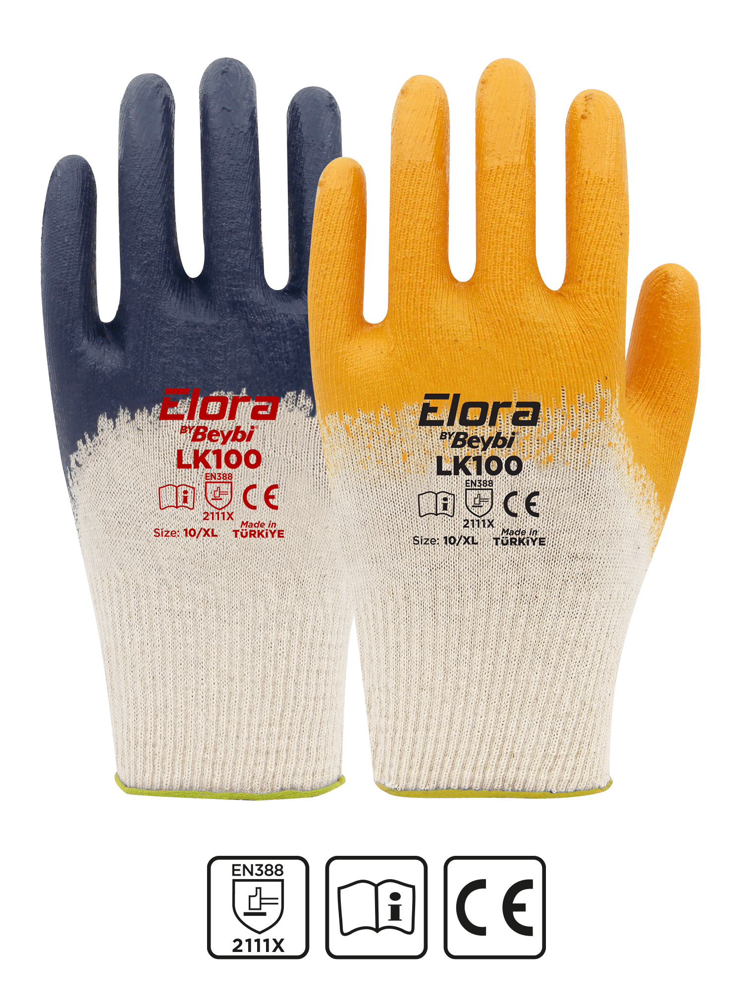 LK100 Nitrile Coated Cotton Glove