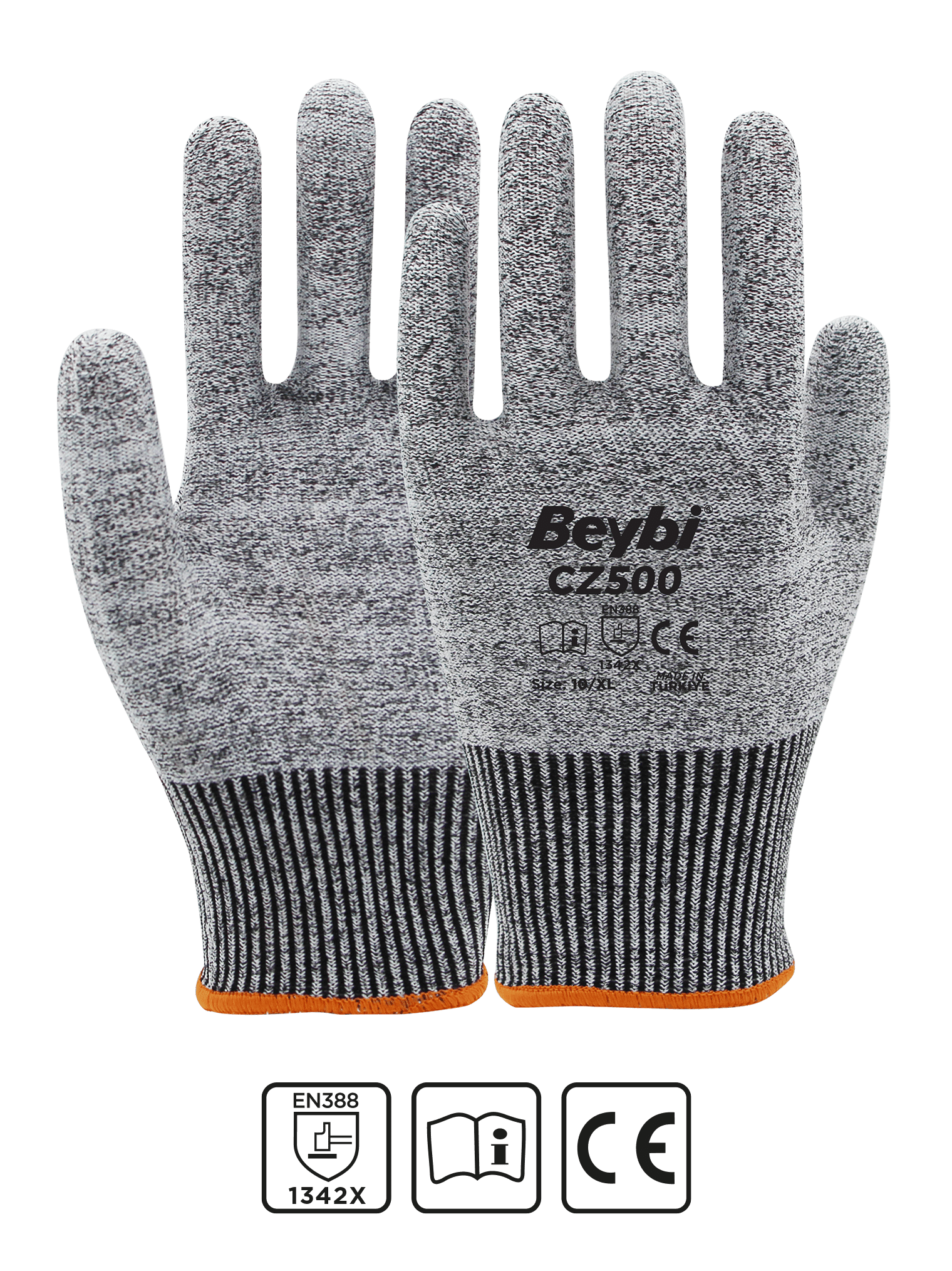 CZ500 Uncoated Cut Resistant Gloves