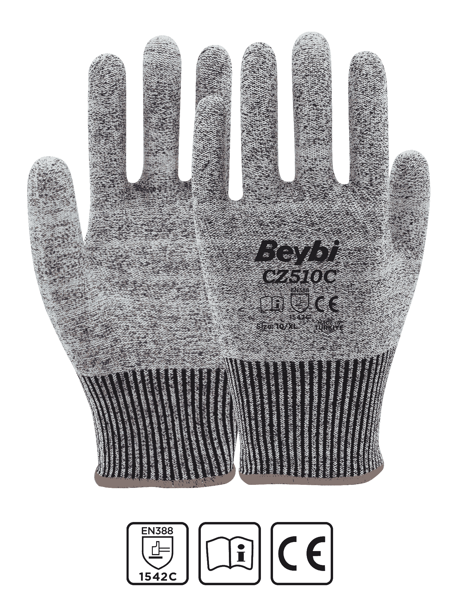 CZ510C Uncoated Cut Resistant Gloves