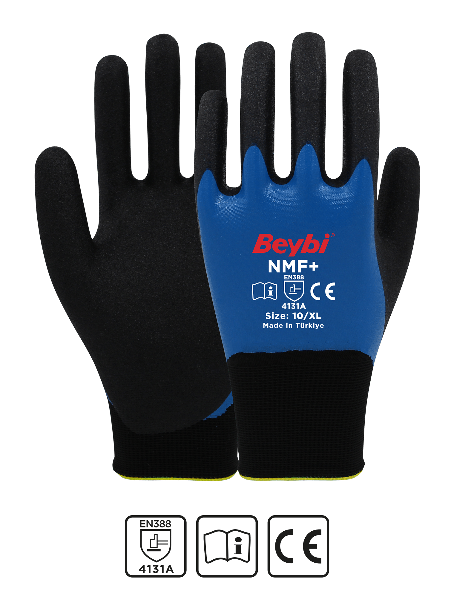 NMF+ Double Micro Foam Nitrile Coated Polyester Gloves