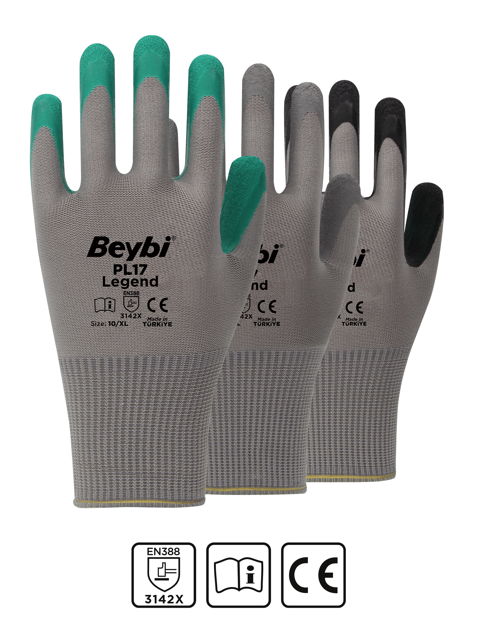 PL17 Legend High Performance Latex Coated Polyester Glove