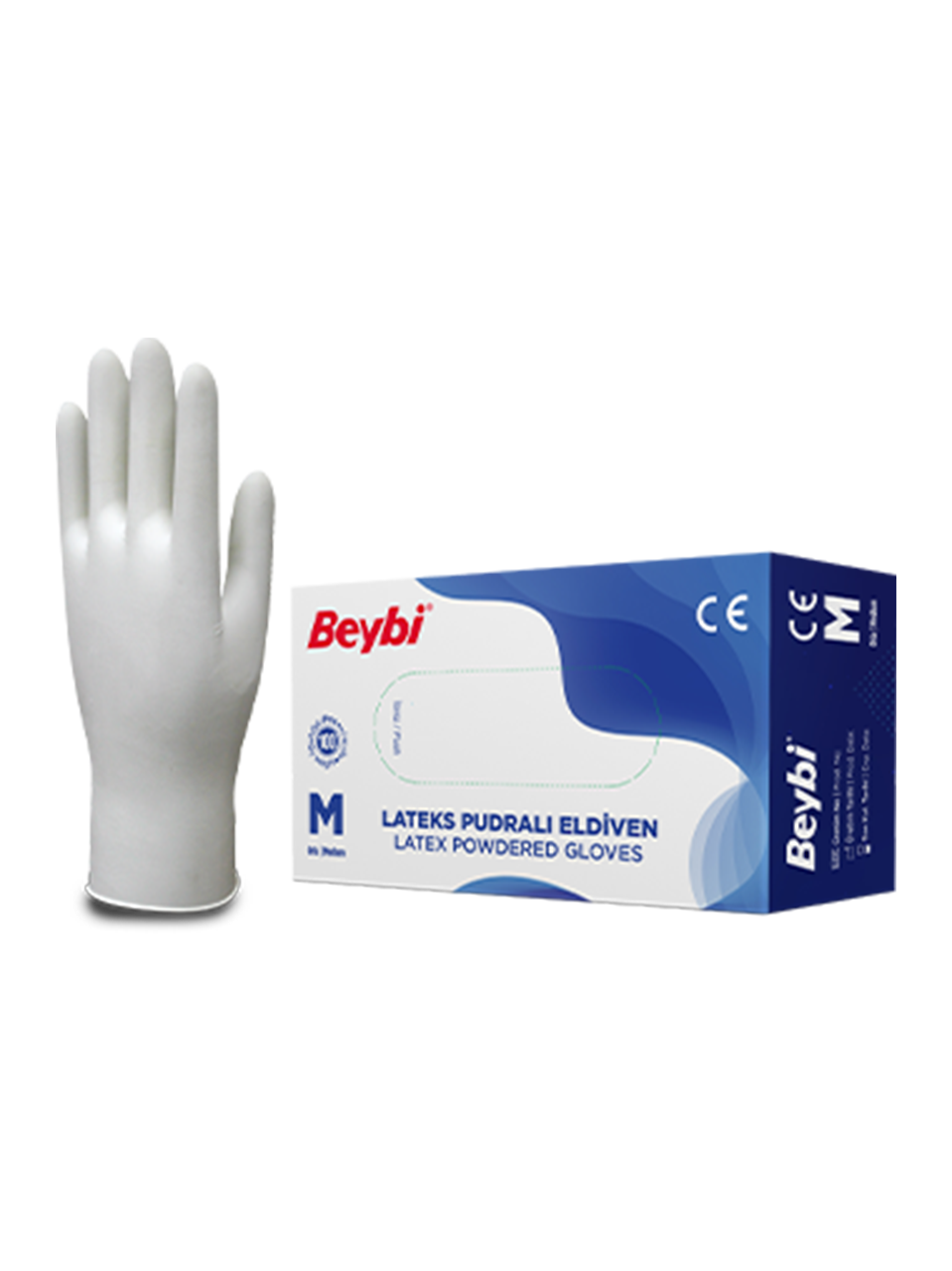 Powdered Latex Gloves - Box of 100