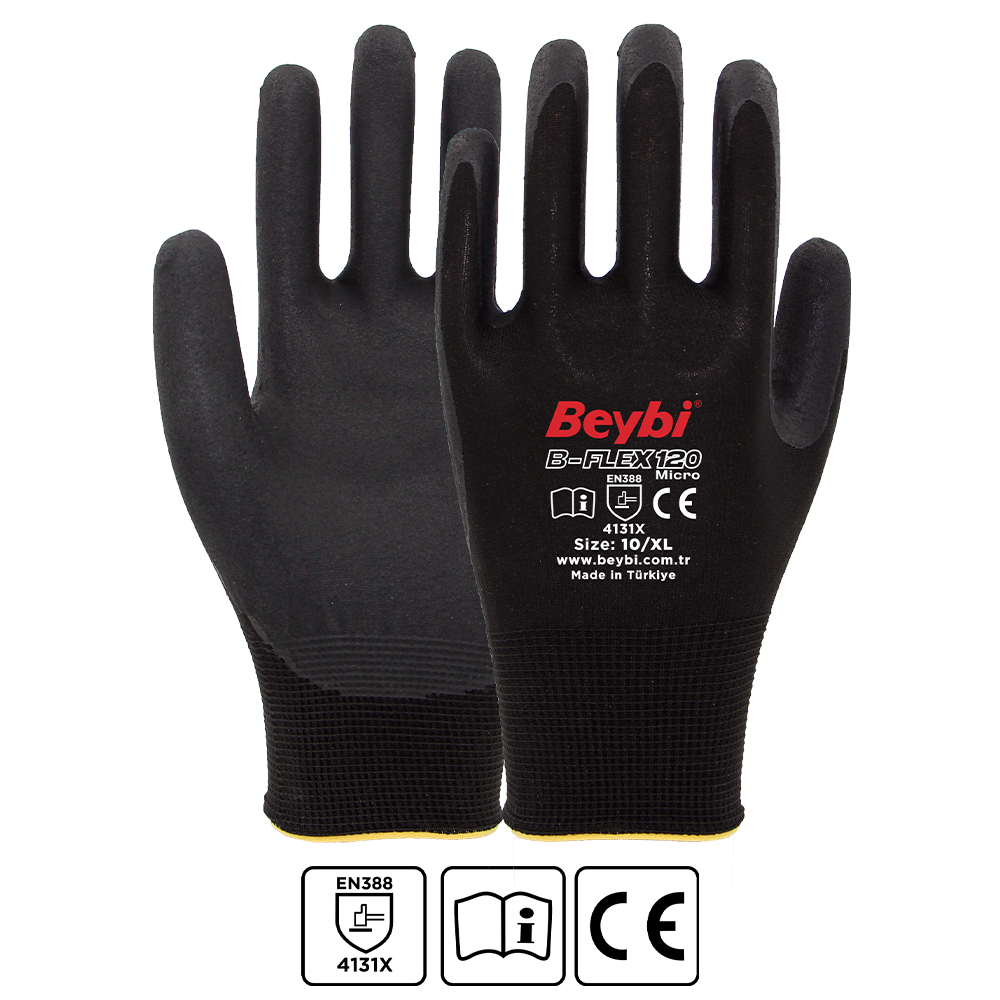 B-FLEX120 Micro Foam Nitrile Gloves