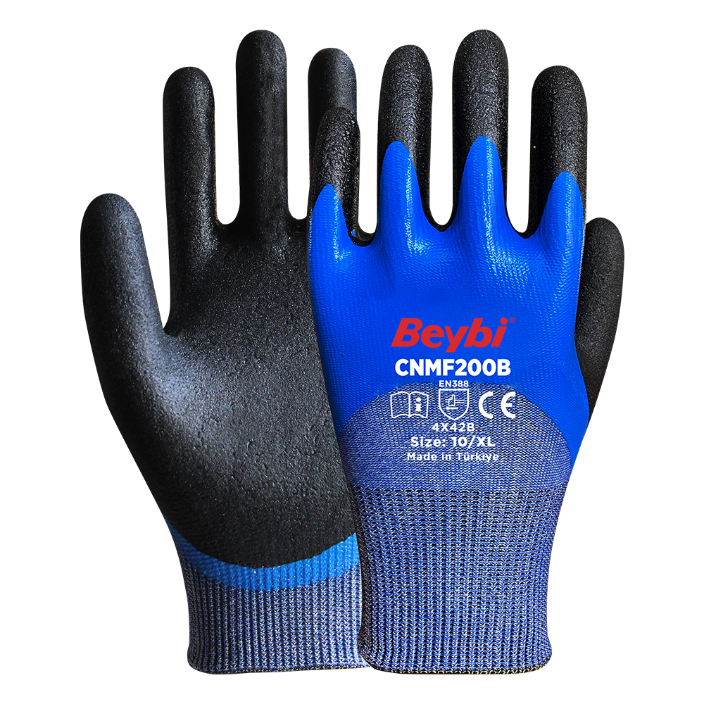 CNMF200B Cut Resistant Micro Foam Nitrile Coated Gloves