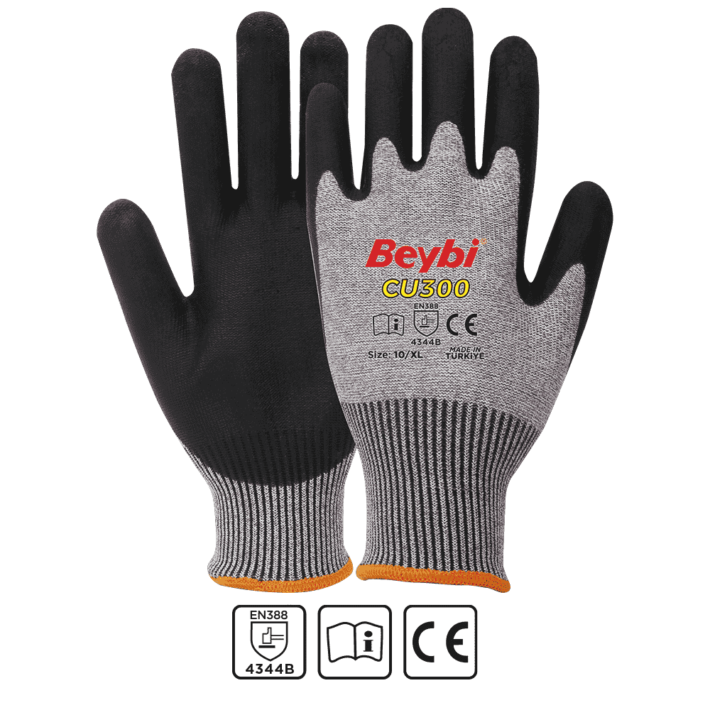 CU300 Polyurethane Coated Cut Resistant Gloves