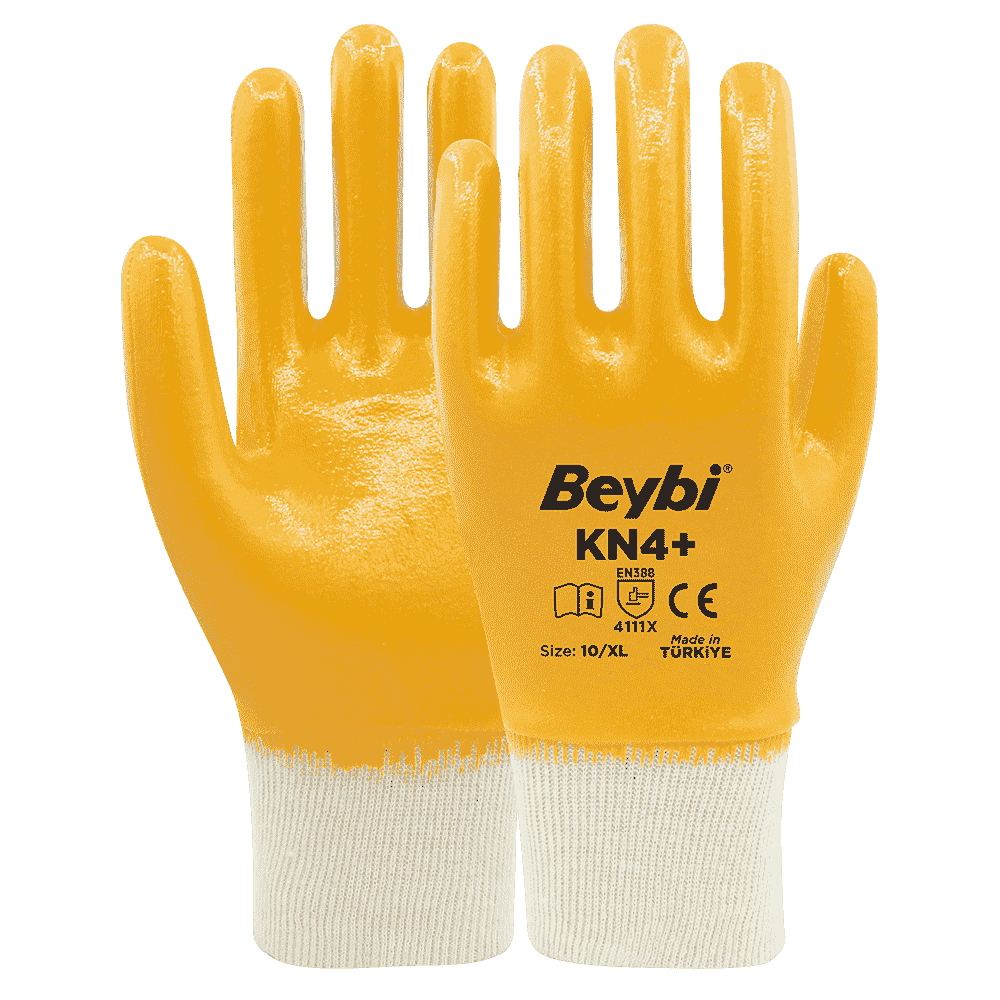 KN4+ Pamuk Nitril Eldiven