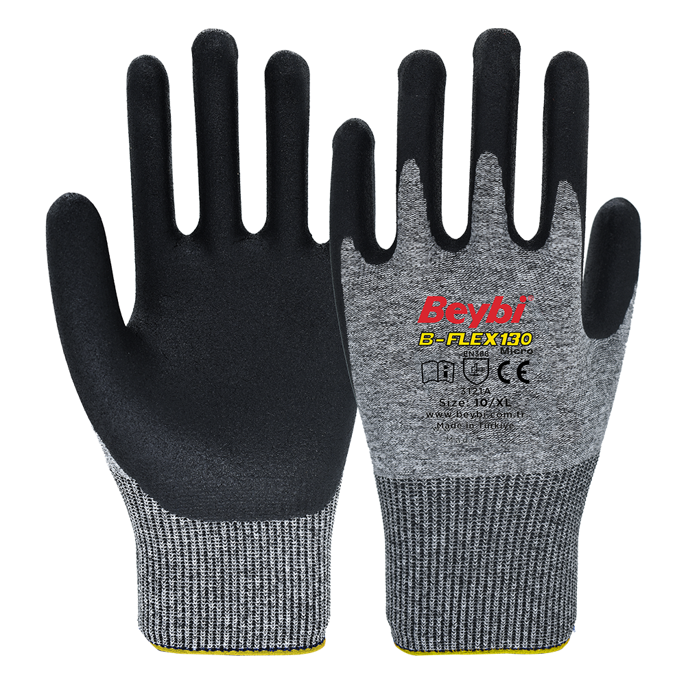 B-Flex130 B-FLEX130 Micro Köpük Nitril Eldiven