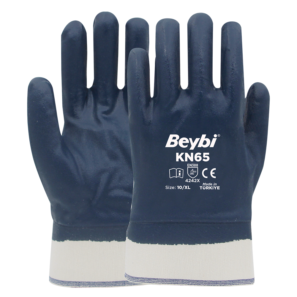 KN65 Cotton Nitrile Gloves