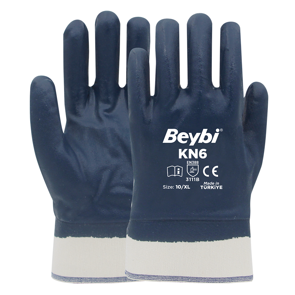 KN6 Cotton Nitrile Gloves