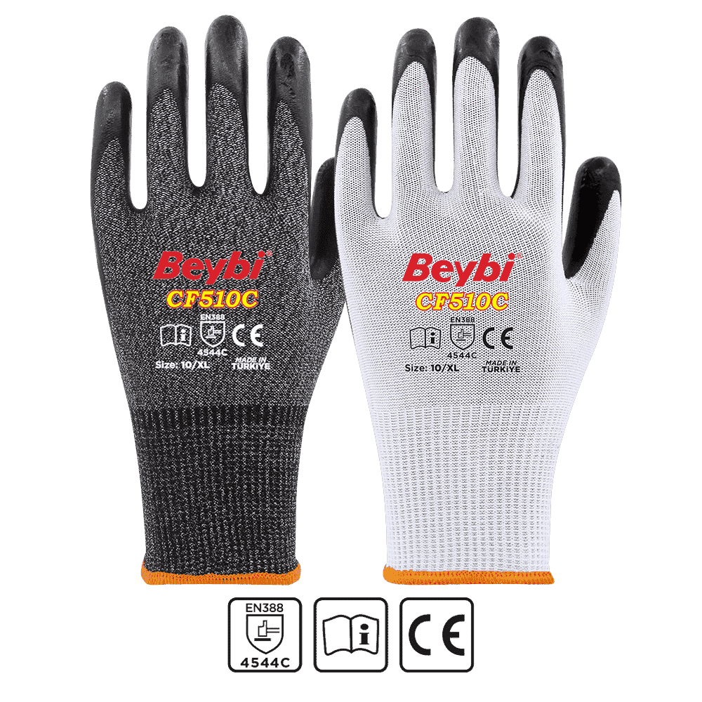 CF510C Foam Nitrile Coated Cut Resistant Gloves