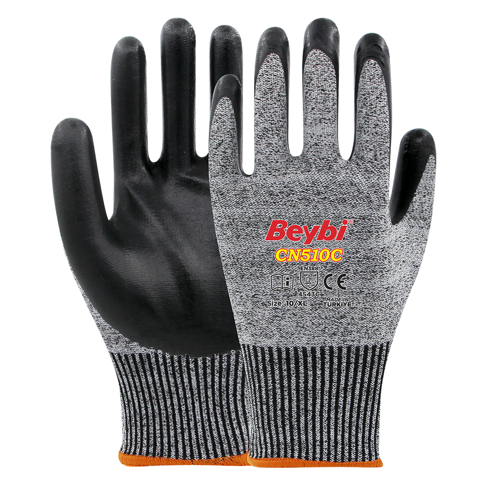 CN510C Nitrile Coated Cut Resistant Gloves