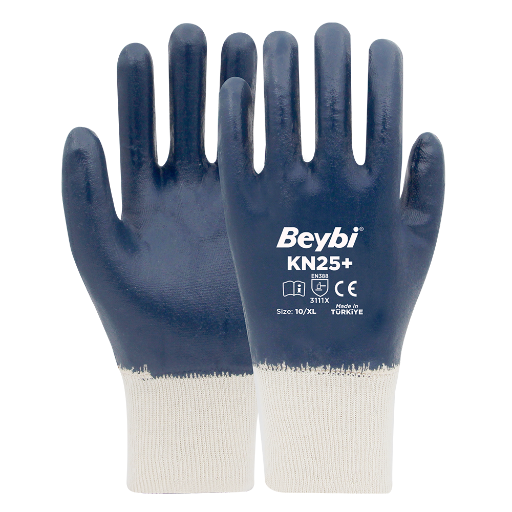 KN25+ Cotton Nitrile Gloves